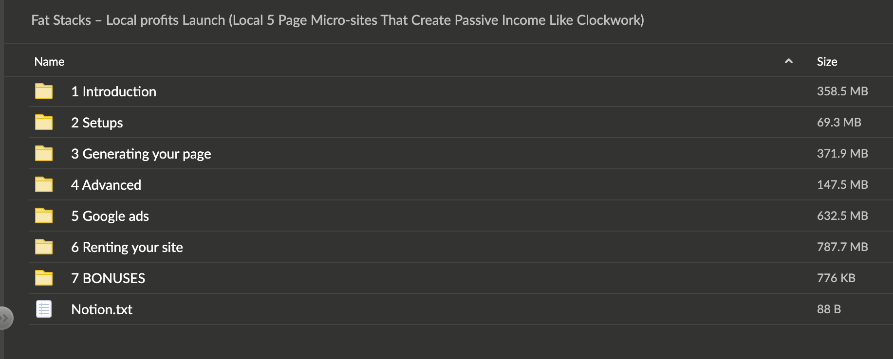 Fat Stacks – Local profits Launch